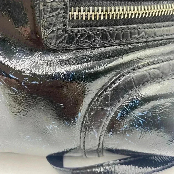 Brighton Kaelan Black Patent Handbag - Picture 9 of 9